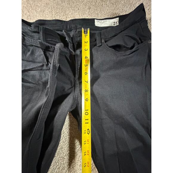 Rag & Bone - Women's Black Jeans - Size 31 - Picture 7 of 9